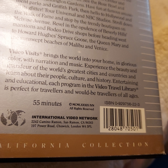 VHS movie  Visiting Los Angeles  rated pg-13 - Picture 6 of 6